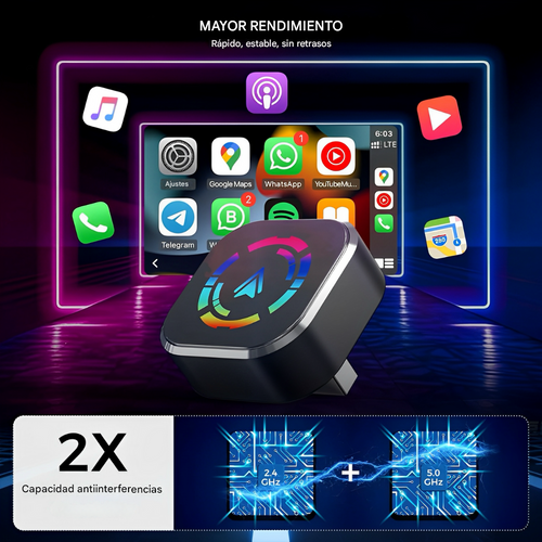 Adaptador Inalámbrico CarPlay